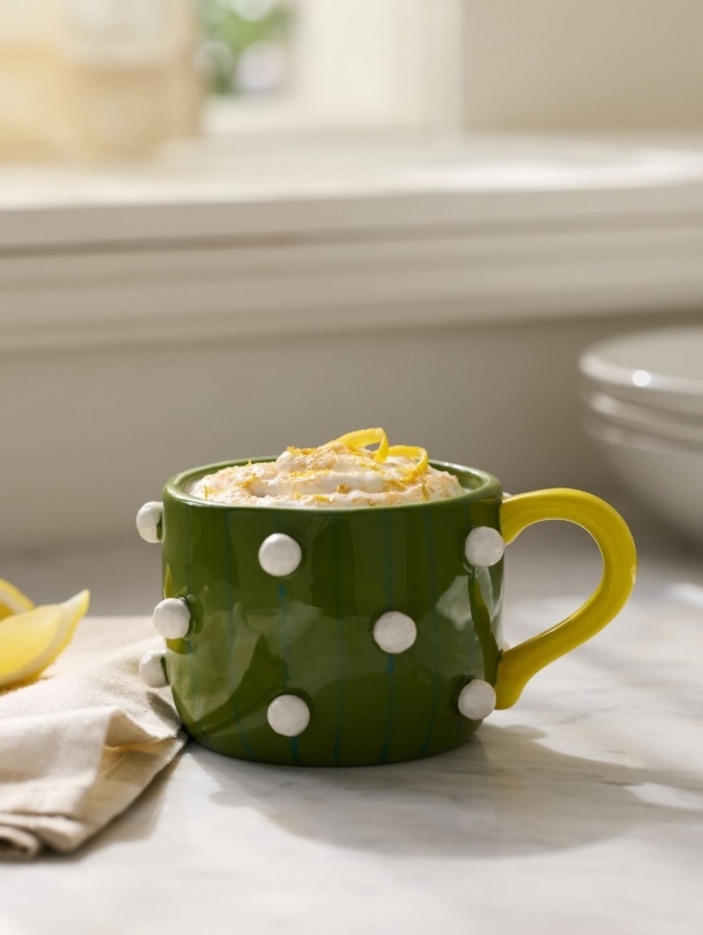 Anthropologie Golf Mug - Winged Pupa Stoneware Hobby